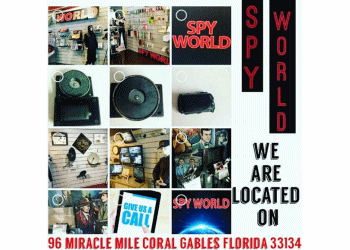 Spy stores in Venetian Islands Miami Coral Gables